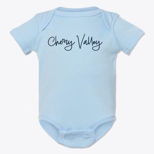 Cherry Valley New York Freestyle Baby Onesie