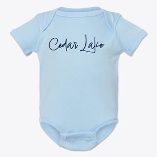 Cedar Lake Wisconsin Freestyle Baby Onesie