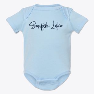 Sunfish Lake Minnesota Freestyle Baby Onesie
