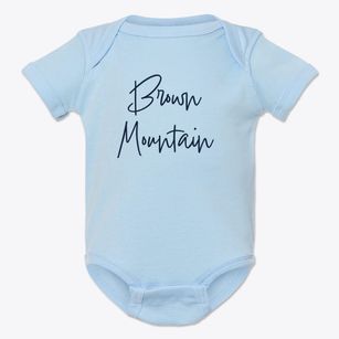Brown Mountain North Carolina Freestyle Baby Onesie
