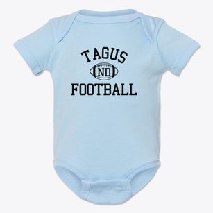 Tagus North Dakota Football Baby Onesie