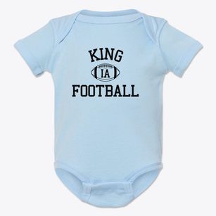 King Iowa Football Baby Onesie