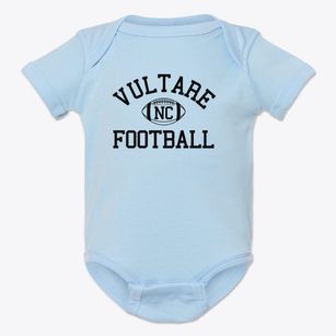Vultare North Carolina Football Baby Onesie