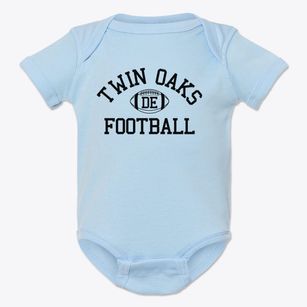 Twin Oaks Delaware Football Baby Onesie