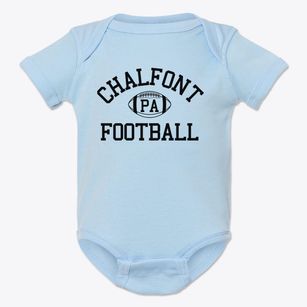 Chalfont Pennsylvania Football Baby Onesie