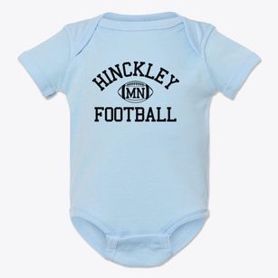 Hinckley Minnesota Football Baby Onesie