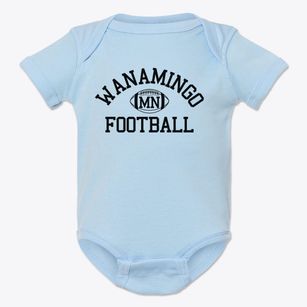 Wanamingo Minnesota Football Baby Onesie
