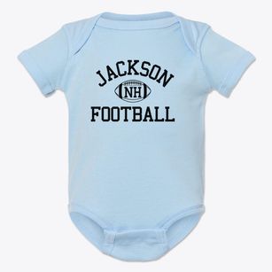 Jackson New Hampshire Football Baby Onesie