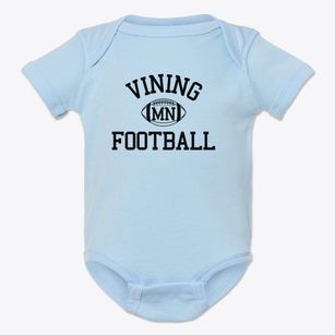 Vining Minnesota Football Baby Onesie