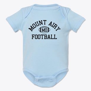 Mount Airy Missouri Football Baby Onesie