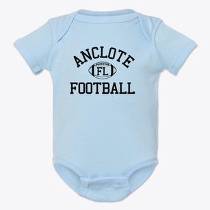 Anclote Florida Football Baby Onesie