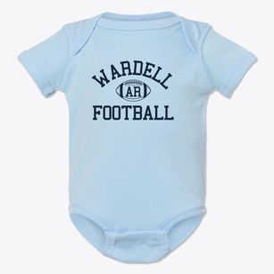 Wardell Arkansas Football Baby Onesie