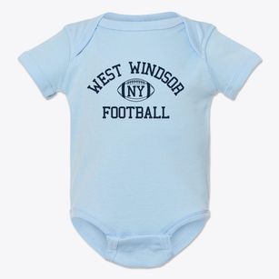 West Windsor New York Football Baby Onesie