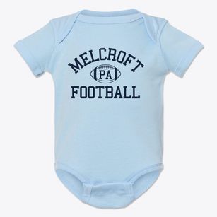 Melcroft Pennsylvania Football Baby Onesie
