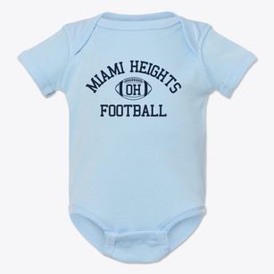 Miami Heights Ohio Football Baby Onesie