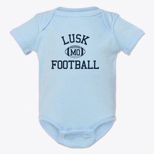 Lusk Missouri Football Baby Onesie