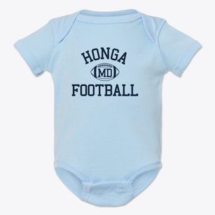 Honga Maryland Football Baby Onesie