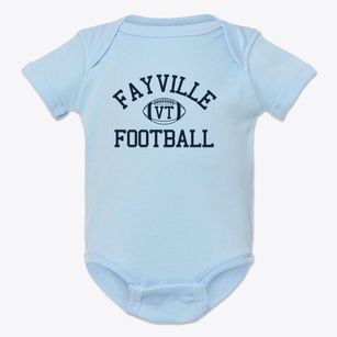 Fayville Vermont Football Baby Onesie