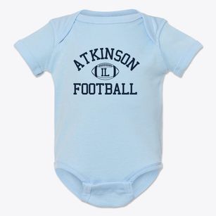Atkinson Illinois Football Baby Onesie