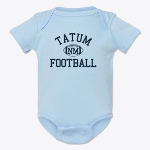 Tatum New Mexico Football Baby Onesie