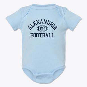 Alexandria Ohio Football Baby Onesie