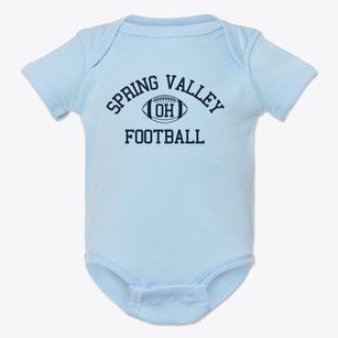 Spring Valley Ohio Football Baby Onesie