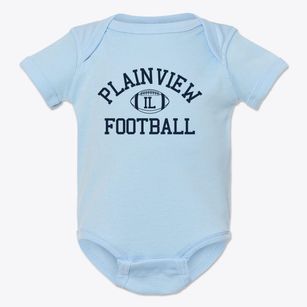 Plainview Illinois Football Baby Onesie