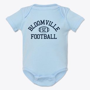 Bloomville South Carolina Football Baby Onesie