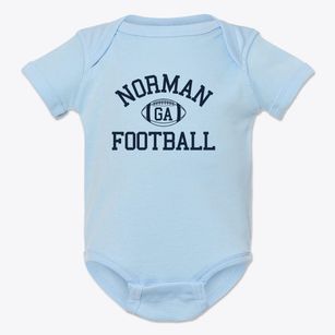 Norman Georgia Football Baby Onesie