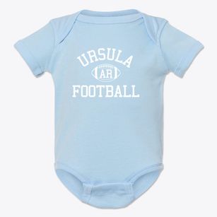 Ursula Arkansas Football Baby Onesie