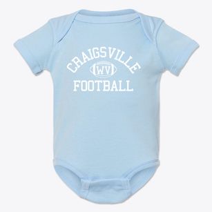 Craigsville West Virginia Football Baby Onesie