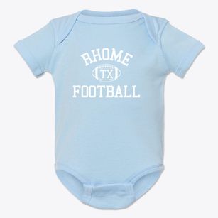 Rhome Texas Football Baby Onesie