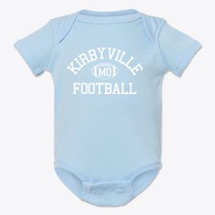 Kirbyville Missouri Football Baby Onesie