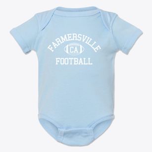 Farmersville California Football Baby Onesie