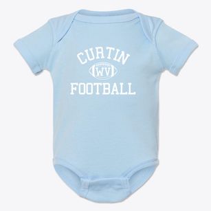 Curtin West Virginia Football Baby Onesie