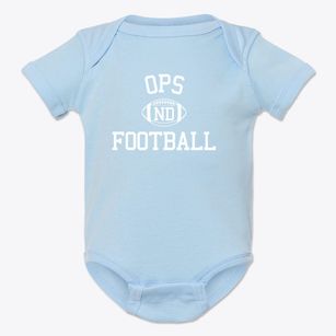 Ops North Dakota Football Baby Onesie