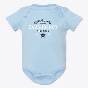 Caughdenoy New York General Supply Baby Onesie