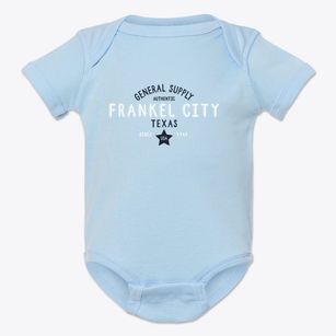 Frankel City Texas General Supply Baby Onesie