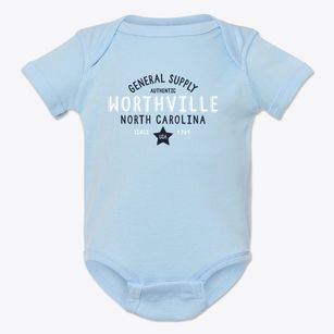 Worthville North Carolina General Supply Baby Onesie