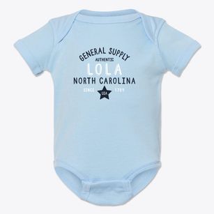 Lola North Carolina General Supply Baby Onesie