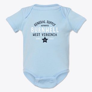 Burnwell West Virginia General Supply Baby Onesie