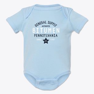 Bitumen Pennsylvania General Supply Baby Onesie