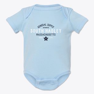 South Hadley Massachusetts General Supply Baby Onesie