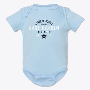 East Hardin Illinois General Supply Baby Onesie