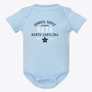 Beta North Carolina General Supply Baby Onesie