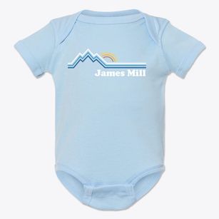 James Mill Arkansas Mountain View Baby Onesie
