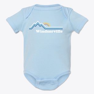 Windsorville Connecticut Mountain View Baby Onesie