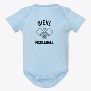 Diehl Pennsylvania Pickleball Baby Onesie
