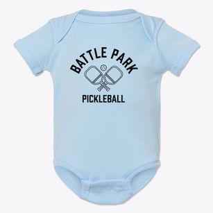 Battle Park Virginia Pickleball Baby Onesie