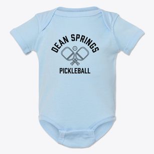 Dean Springs Arkansas Pickleball Baby Onesie